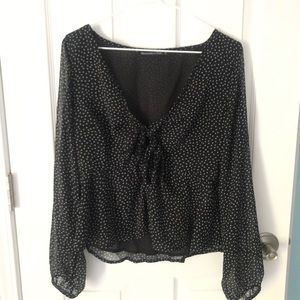 Abercrombie & Fitch Polka Dot Blouse